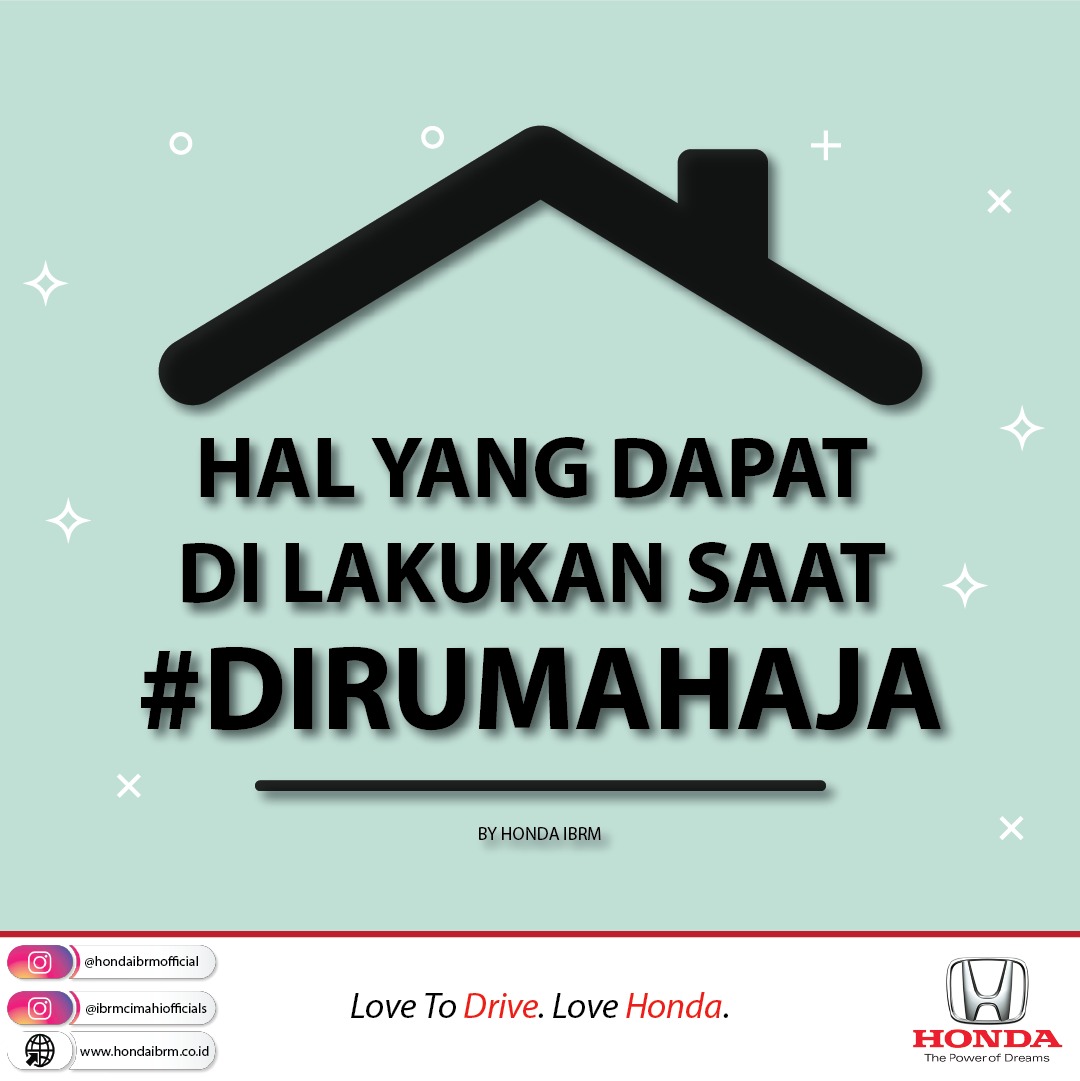 Tips Aktivitas Dirumah Aja